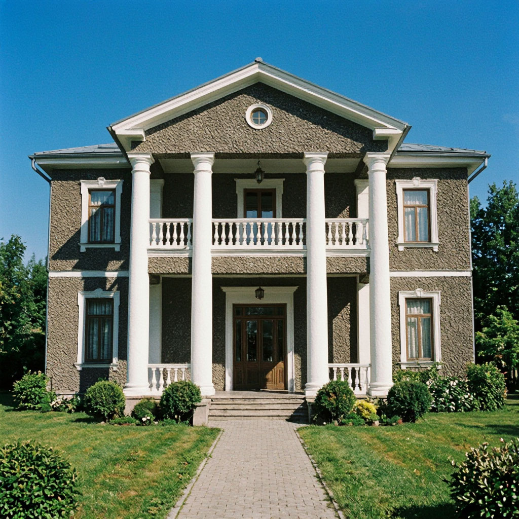 Fiber cement siding installation on a two-story colonial home